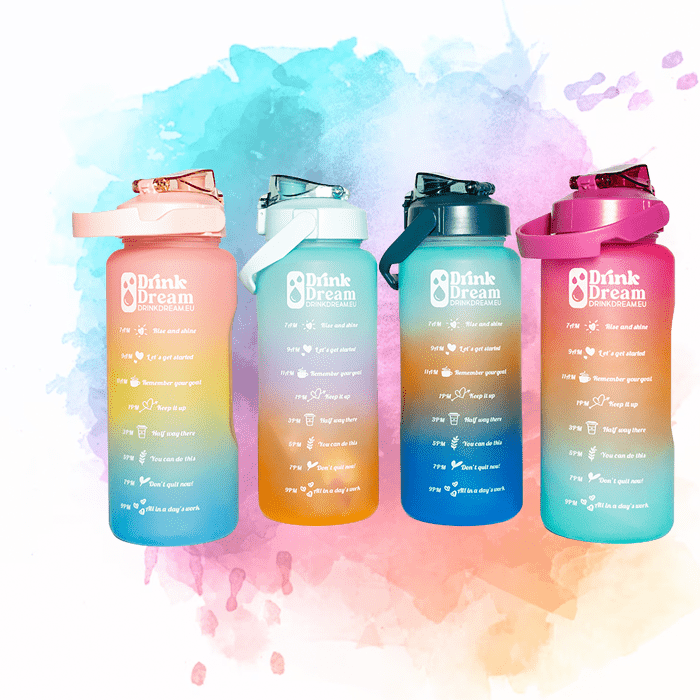 Drinking bottles "Motivation", 3 pcs in a set DrinkDream.eu